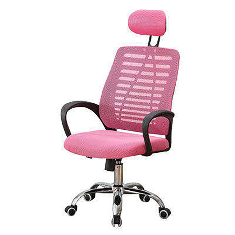 Silla de oficina con respaldo de malla ajustable, silla de oficina ergonómica 