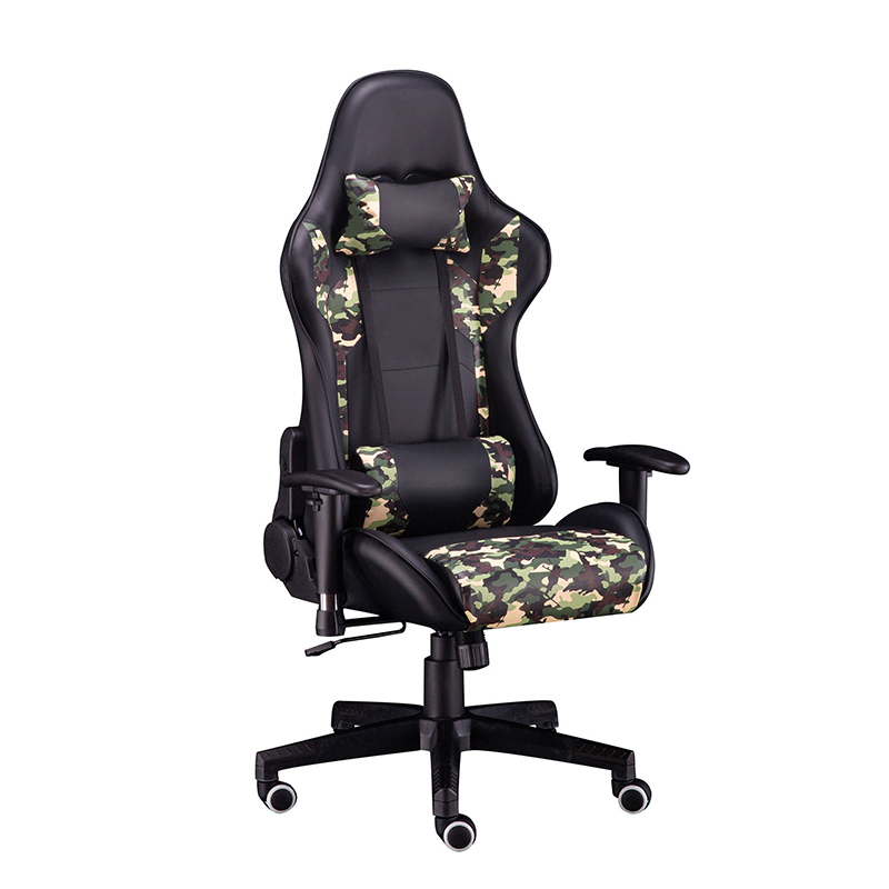 Silla de juego personalizada económica al por mayor, silla ergonómica y cómoda de cuero para juegos de ordenador 
