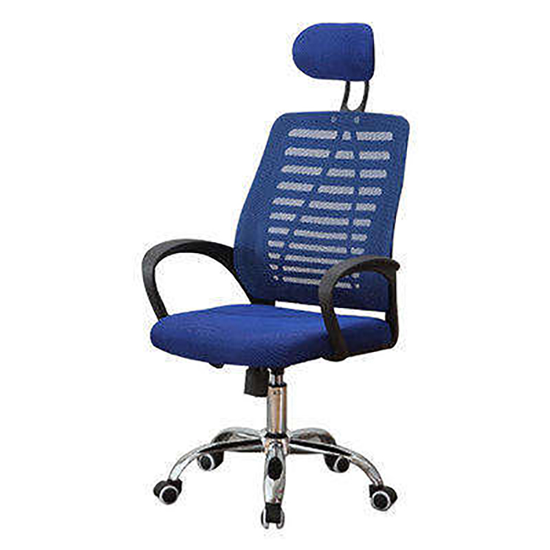 Silla de oficina con respaldo de malla ajustable, silla de oficina ergonómica 