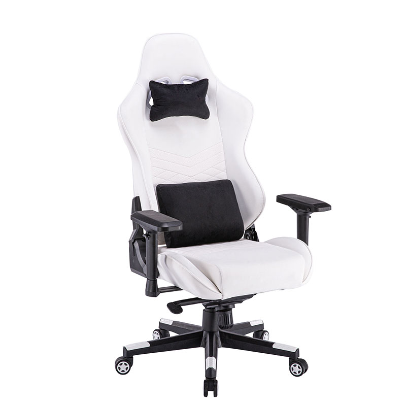 Silla de juego barata personalizada, nueva silla de juego giratoria de lujo, silla de juego de cuero de malla para oficina 