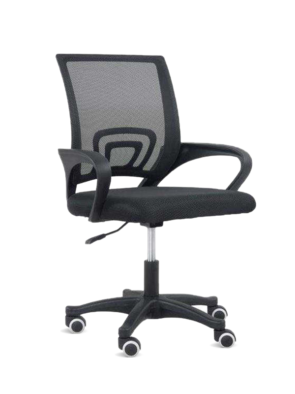 Silla barata de oficina para empleados, silla de oficina giratoria de escritorio de malla 