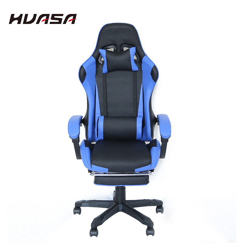 Nueva silla de juego de computadora con respaldo alto, azul de año de 2021 