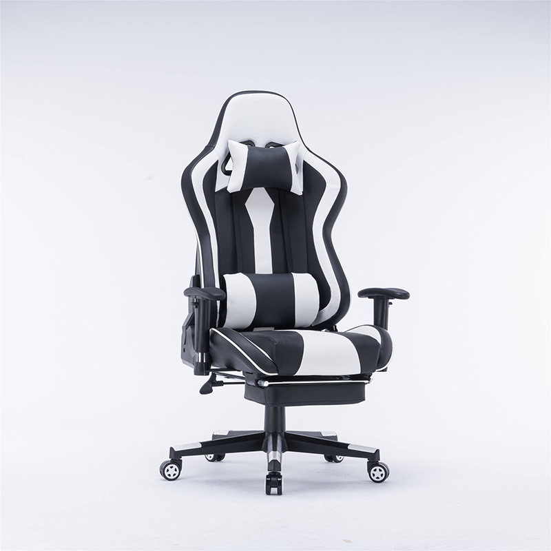 Silla de juego blanca ergonómica de nuevo diseño 