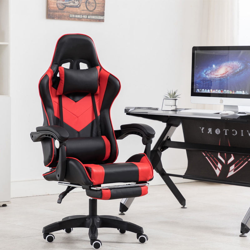 Silla ergonómica moderna para juegos de oficina de carreras para jugadores de PC 