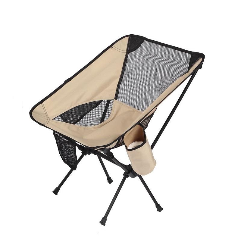 Nuevos productos de ocio de 2022, silla de camping de aluminio ligera y plegable, silla de camping ajustable 