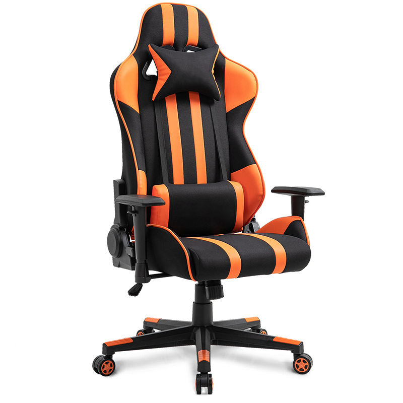 Silla de juego ergonómica, ajustable, giratoria con apoyabrazos del OEM de la entrega rápida  