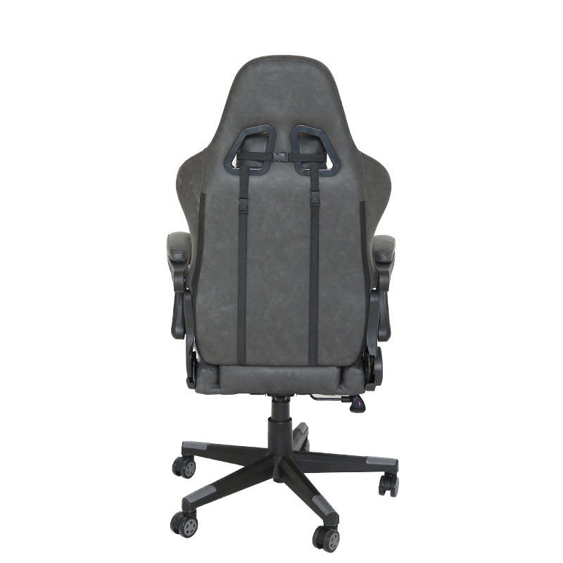 Silla de juego de ordenador, giratoria, ergonómica con respaldo alto 