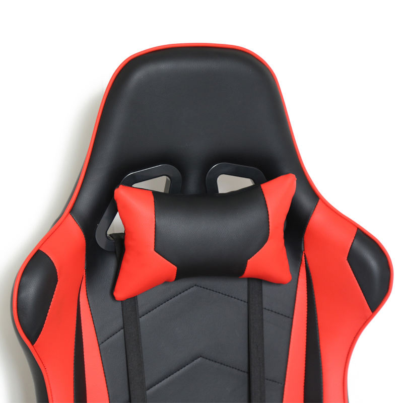 Cómoda silla de juego, silla de juego roja personalizada 