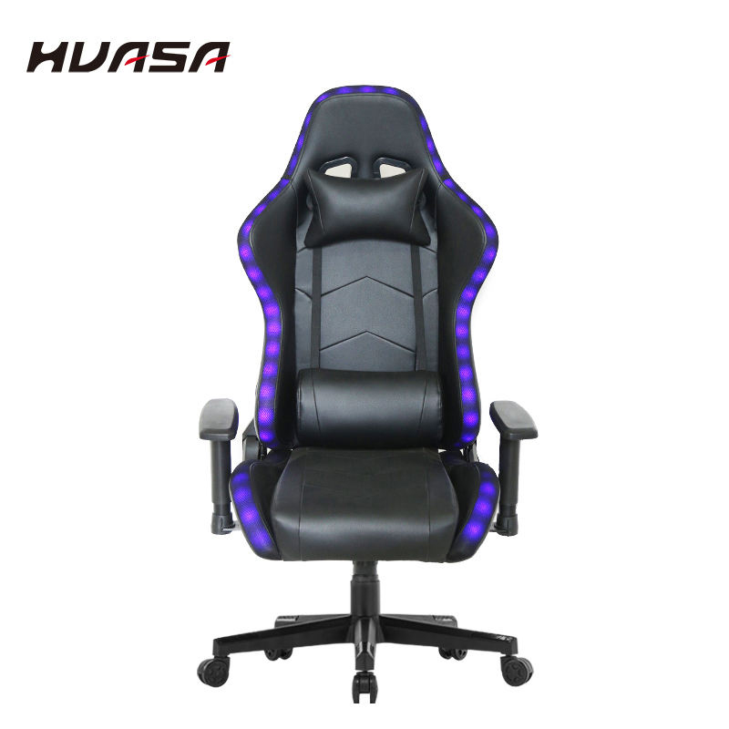 Silla de juego de gran oferta de China con luz LED 