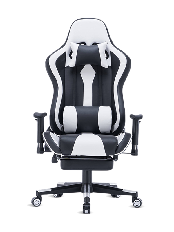 Silla de juego blanca ergonómica de nuevo diseño 