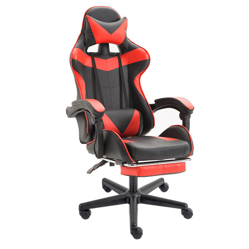 Silla de juego de computadora ergonómica, silla de juego barata giratoria de cuero de moda al por mayor 