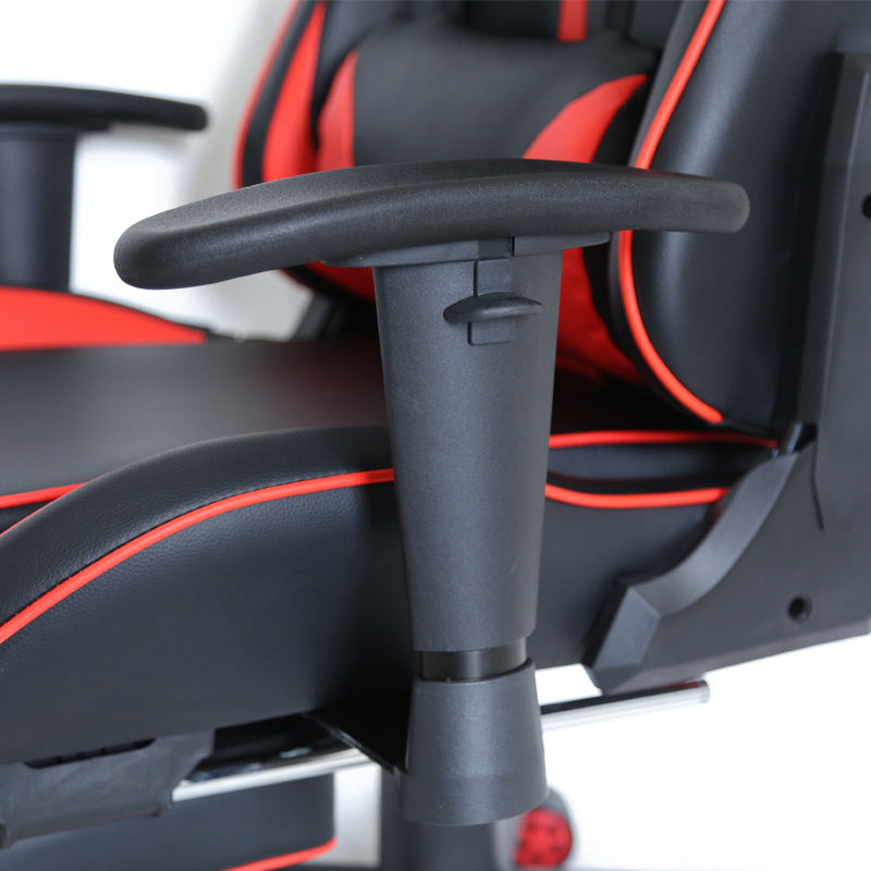 Silla de juego ergonómica de 2022, silla de juego moderna con altura ajustable y rotación de 360 grados 