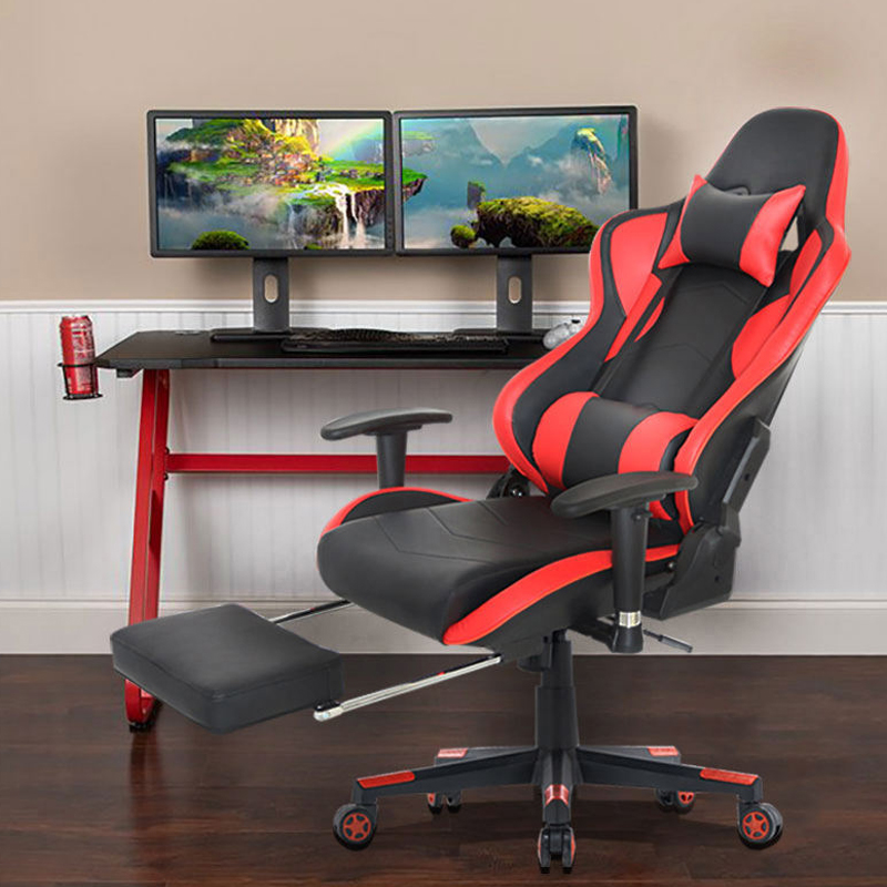 Silla de juego de ordenador ergonómica con respaldo alto, mejores ventas  