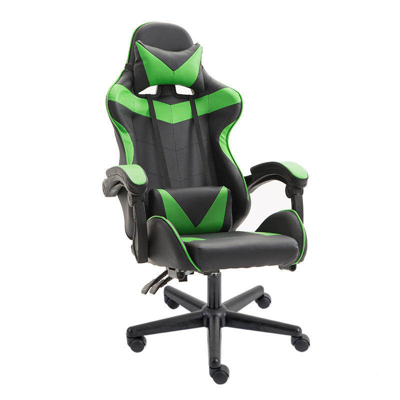 Silla de juego de computadora ergonómica, silla de juego barata giratoria de cuero de moda al por mayor 