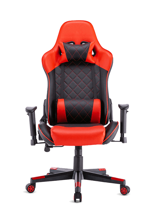 Nueva silla ergonómica para juegos de cuero PU de 2021, silla de juego de carreras 