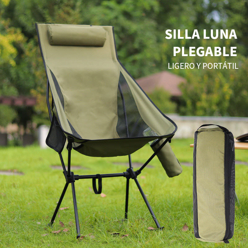 Muebles de camping, silla de camping plegable ultraligera y de alta carga 