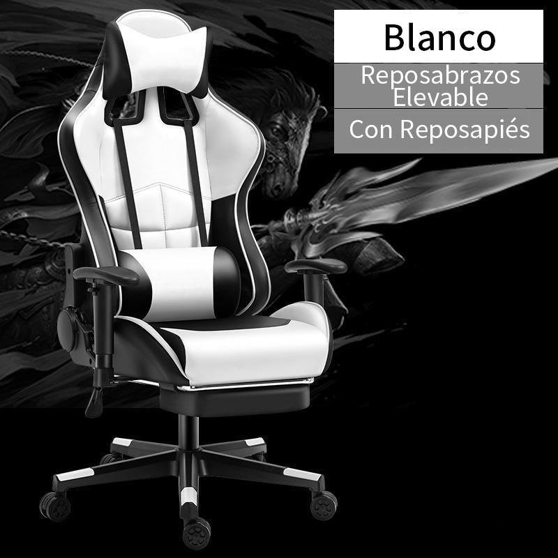 Silla de juego ergonómica con respaldo alto 